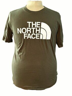 The North Face Graphic SS OD Green Classic Logo T-Shirt--Men's Large